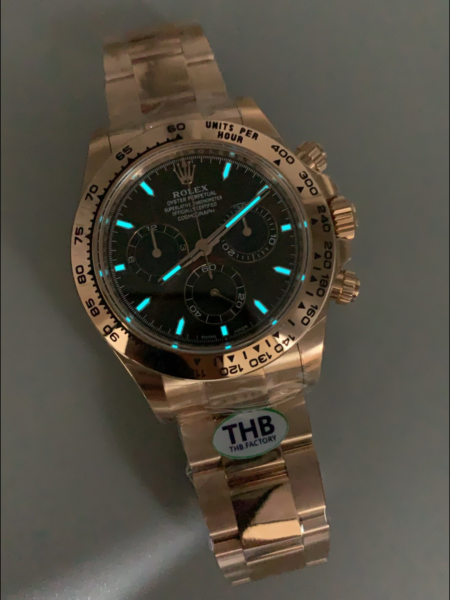 Rolex Daytona 116505 Rose Gold Original Cal.4131 Movement - 1:1 Mirror 904L Steel Watch - Super Clone Watch - view 11