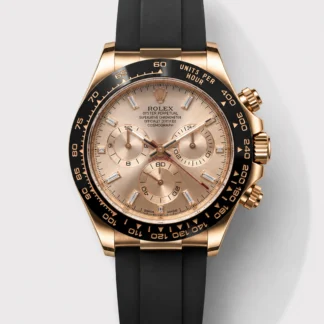 Rolex Cosmograph Daytona M116515ln-0061 Rose Gold Sundust Dial Original Cal.4130 Movement - 904L Steel Watch - Super Clone Watch - view 1