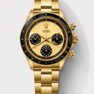 Rolex Daytona 6263 Cosmograph Gold Dial in Gold Case - Super Clone Watch - view 1