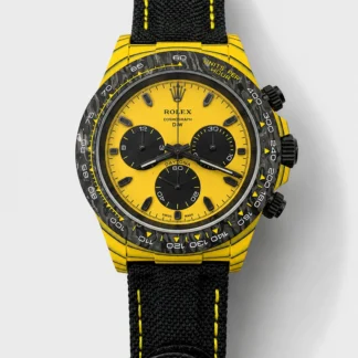 Rolex Cosmograph Daytona DiW BUMBLEBEE Edition Carbon Fiber Watch - Cal.4130 Movement - Super Clone Watch - view 1