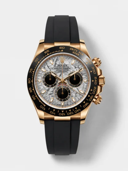 Rolex Daytona Super Clone 116518 Rose Gold Meteorite Dial Original Cal.4130 Movement - view 1