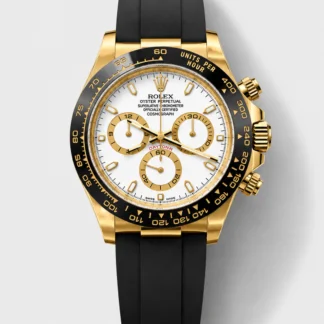 Rolex Daytona 116518-1 Yellow Gold Original Cal.4130 Movement - 1:1 Mirror 904L Steel Watch - Super Clone Watch - view 1