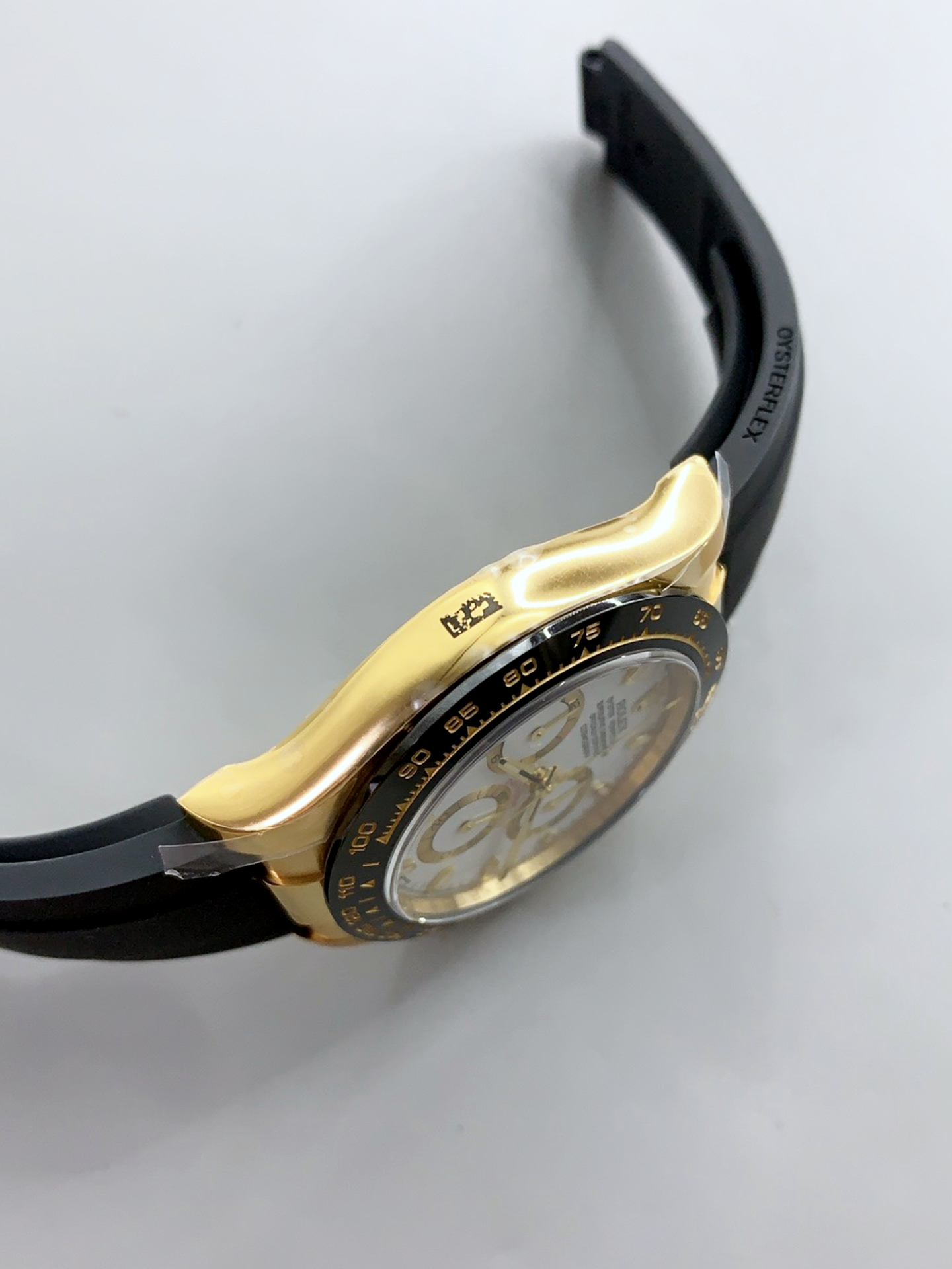 Rolex Daytona 116518-1 Yellow Gold Original Cal.4130 Movement - 1:1 Mirror 904L Steel Watch - Super Clone Watch - view 9