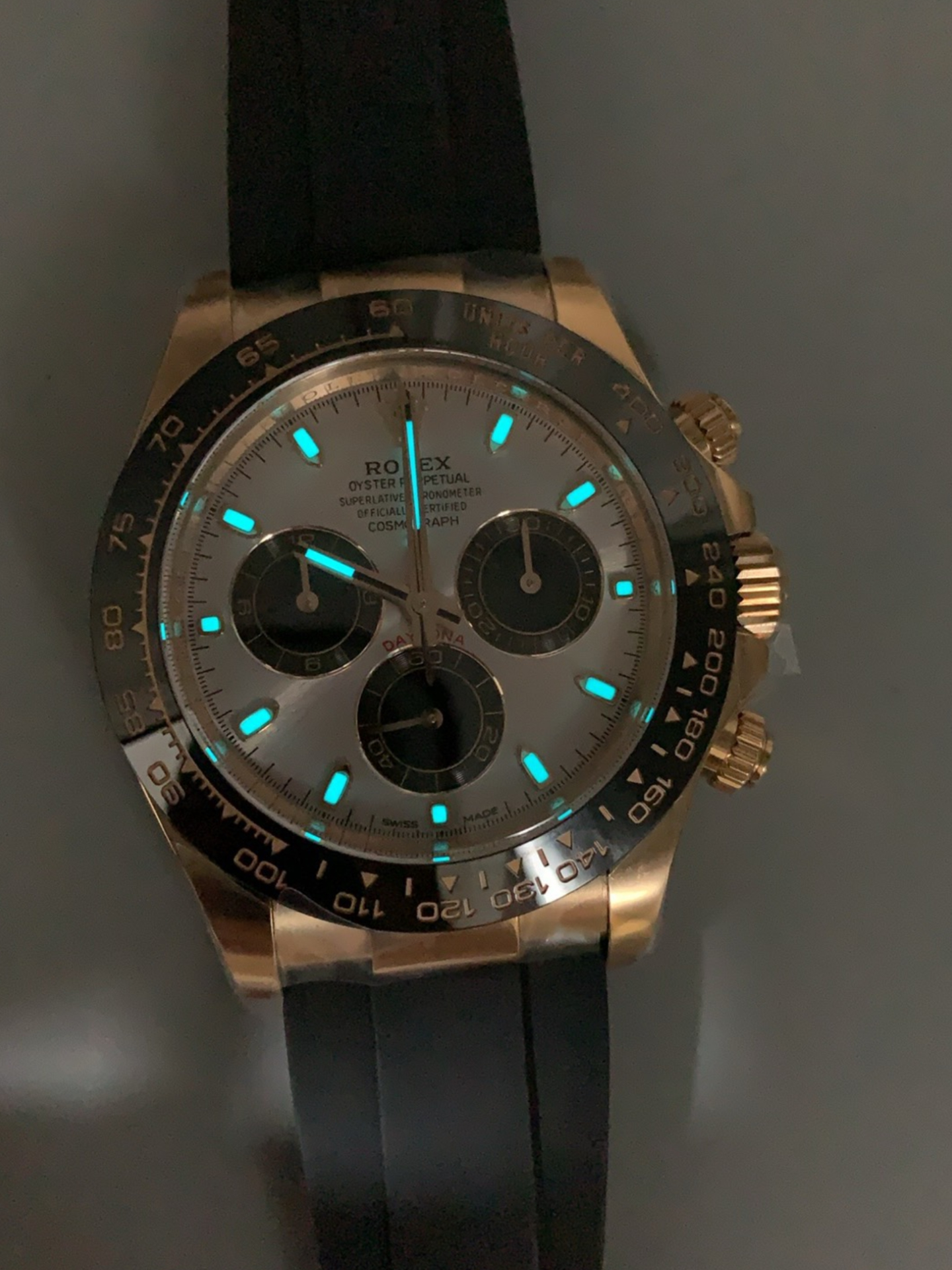 Rolex Cosmograph Daytona M116515LN-0059 Rose Gold Original Cal.4130 Movement - 904L Steel Watch - Super Clone Watch - view 11