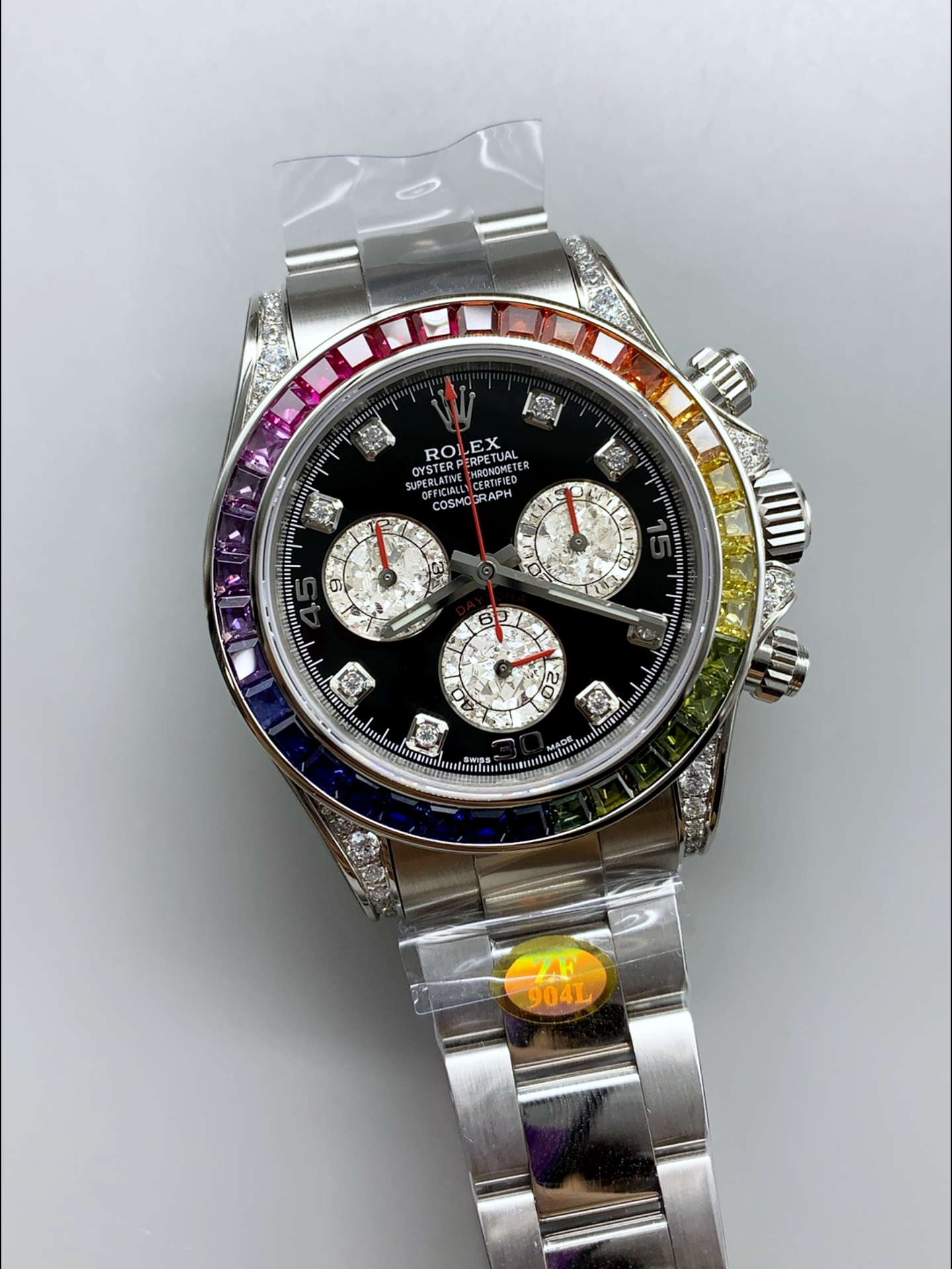 Rolex Cosmograph Daytona 116599RBOW Stainless Steel Original Cal.4130 Movement - Super Clone Watch - view 4