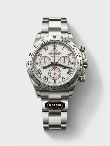 Rolex Daytona 116509 - Meteorite Dial with Roman Numerals - Top-Tier 904L Steel Super Clone Powered by a Genuine Cal.4130 Movement - view 1