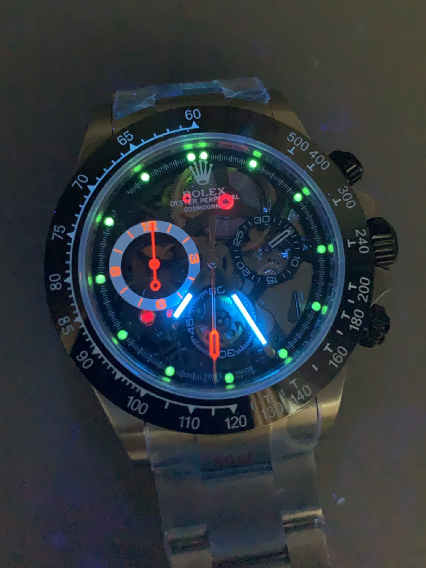 Rolex Daytona Super Clone Artisans De Geneve Stainless Steel Watch Black Ceramic Bezel Watch - view 12