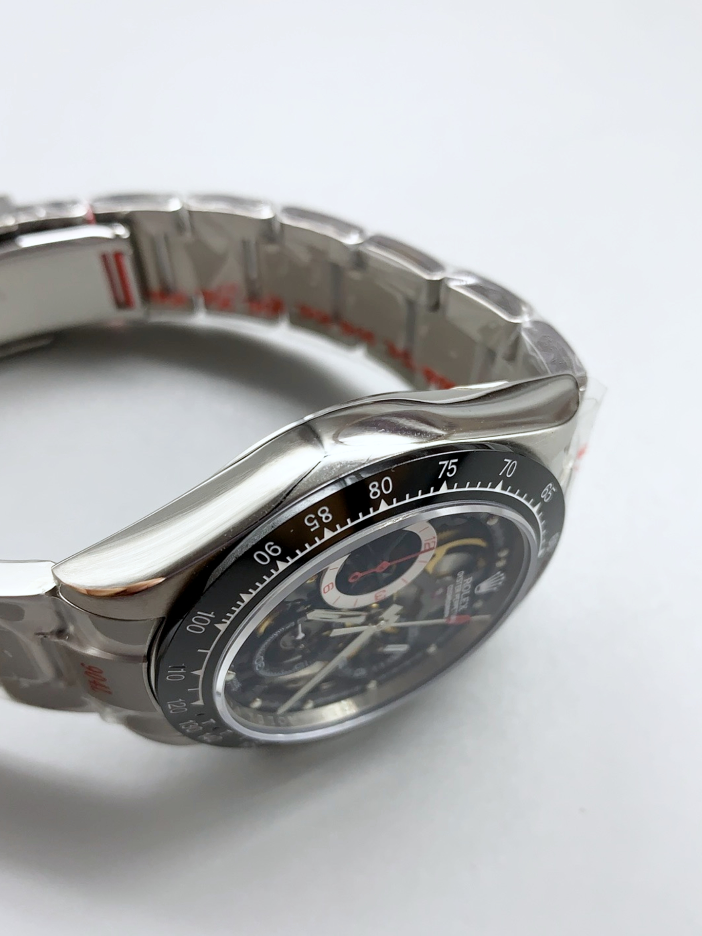 Rolex Daytona Super Clone Artisans De Geneve Stainless Steel Watch Black Ceramic Bezel Watch - view 8