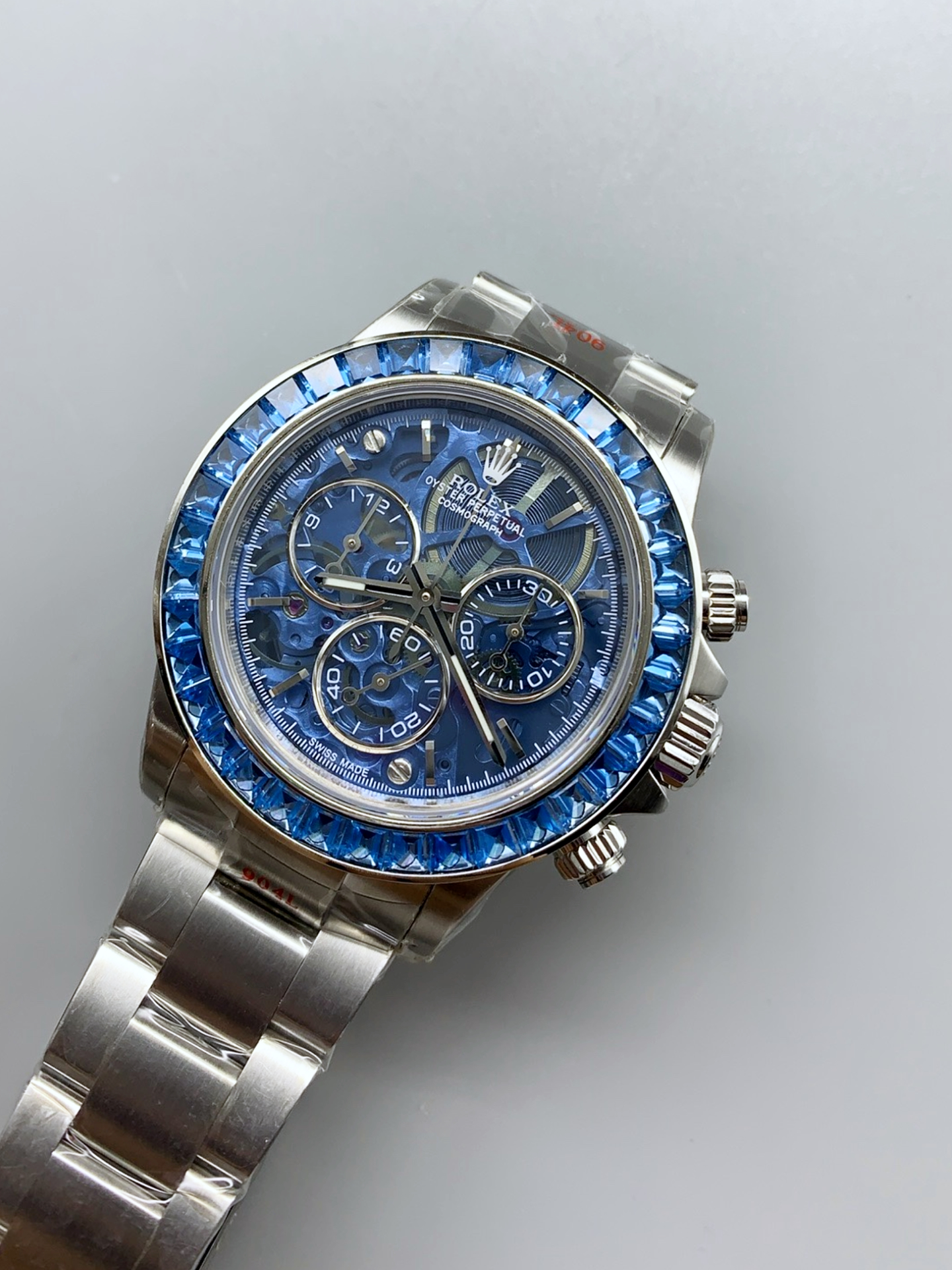 Rolex Daytona Super Clone “Artisans De Genève - Arolla Glacier” Edition Stainless Steel Watch - view 3