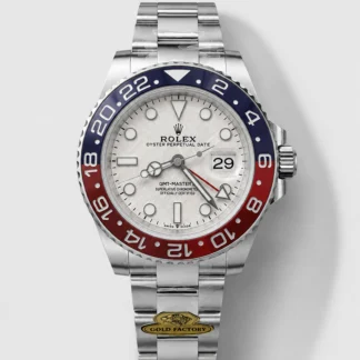 Rolex GMT Masters II Super Clone 126720 Cal.3285 White Meteorite Dial 904L Steel in Oyster Strap Swiss - view 1