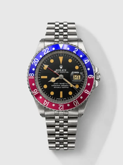 Rolex GMT Master 1675 PEPSI Vintage Edition Swiss Super Clone Watch - view 1