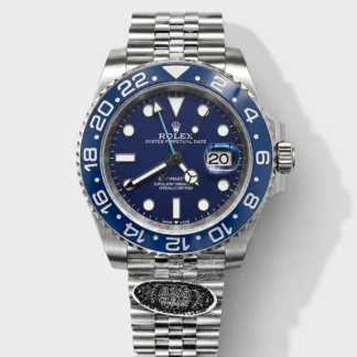 Rolex GMT Masters II Super Clone 126716 “Blaken” 904L Steel Blue Dial Watch - view 1