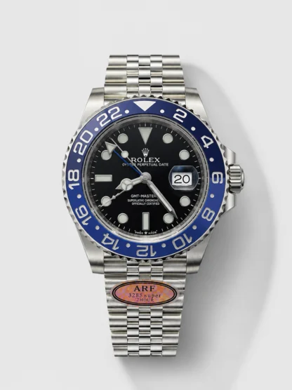 Rolex GMT Masters Super Clone Custom Ceramic Bezel Black Dial Watch - view 1