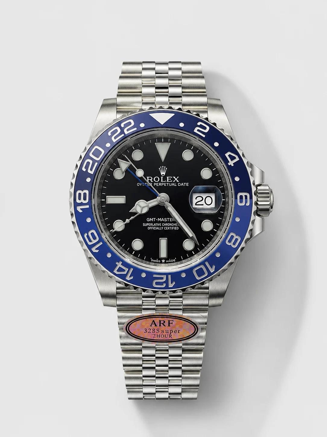 Rolex GMT Masters Super Clone Custom Ceramic Bezel Black Dial Watch - view 1