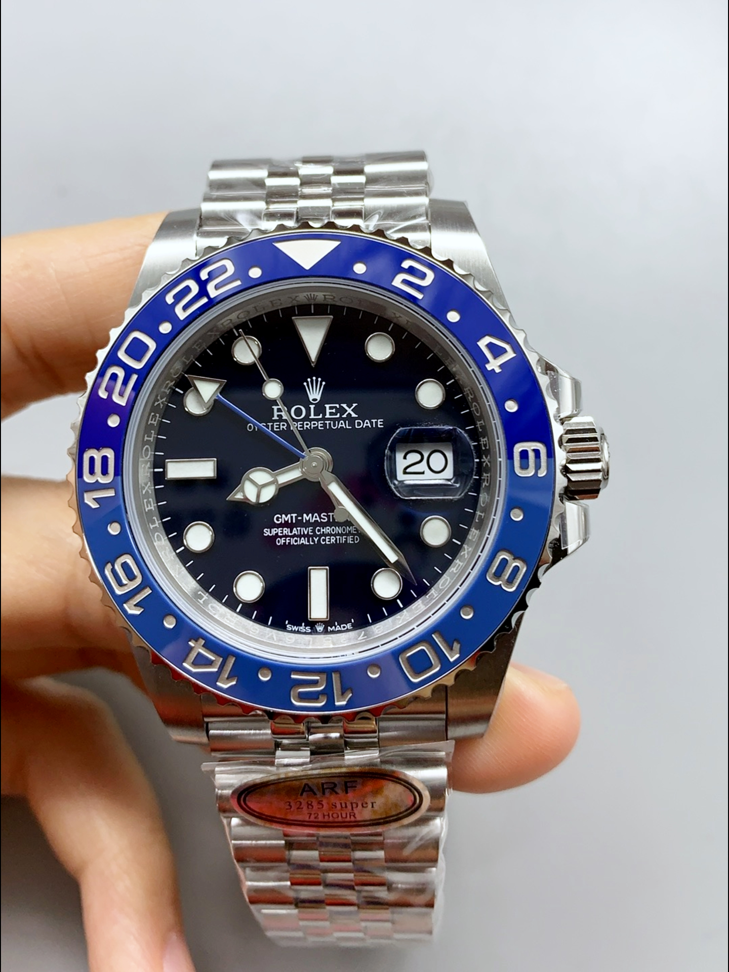 Rolex GMT Masters Super Clone Custom Ceramic Bezel Black Dial Watch - view 2