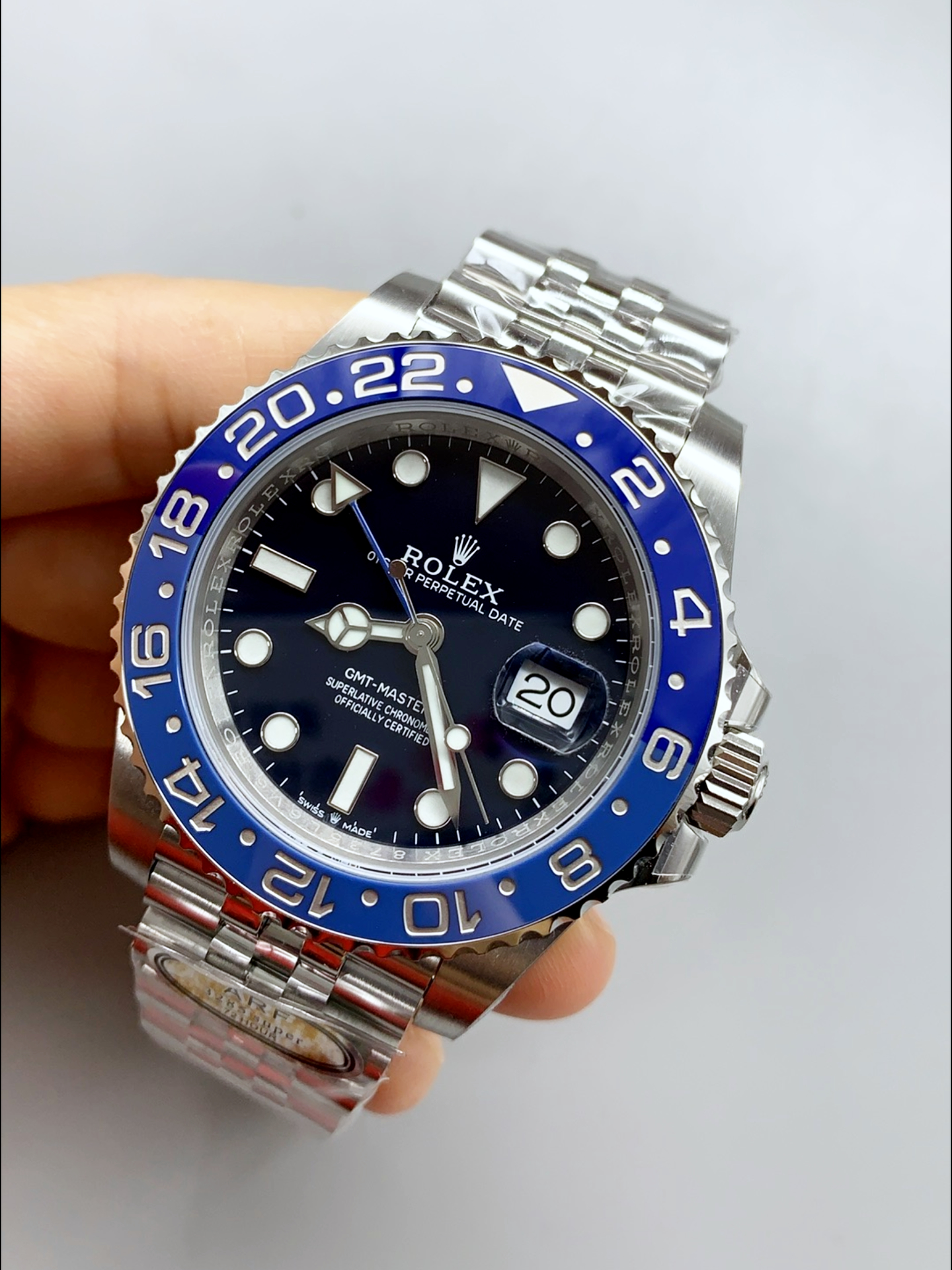 Rolex GMT Masters Super Clone Custom Ceramic Bezel Black Dial Watch - view 3