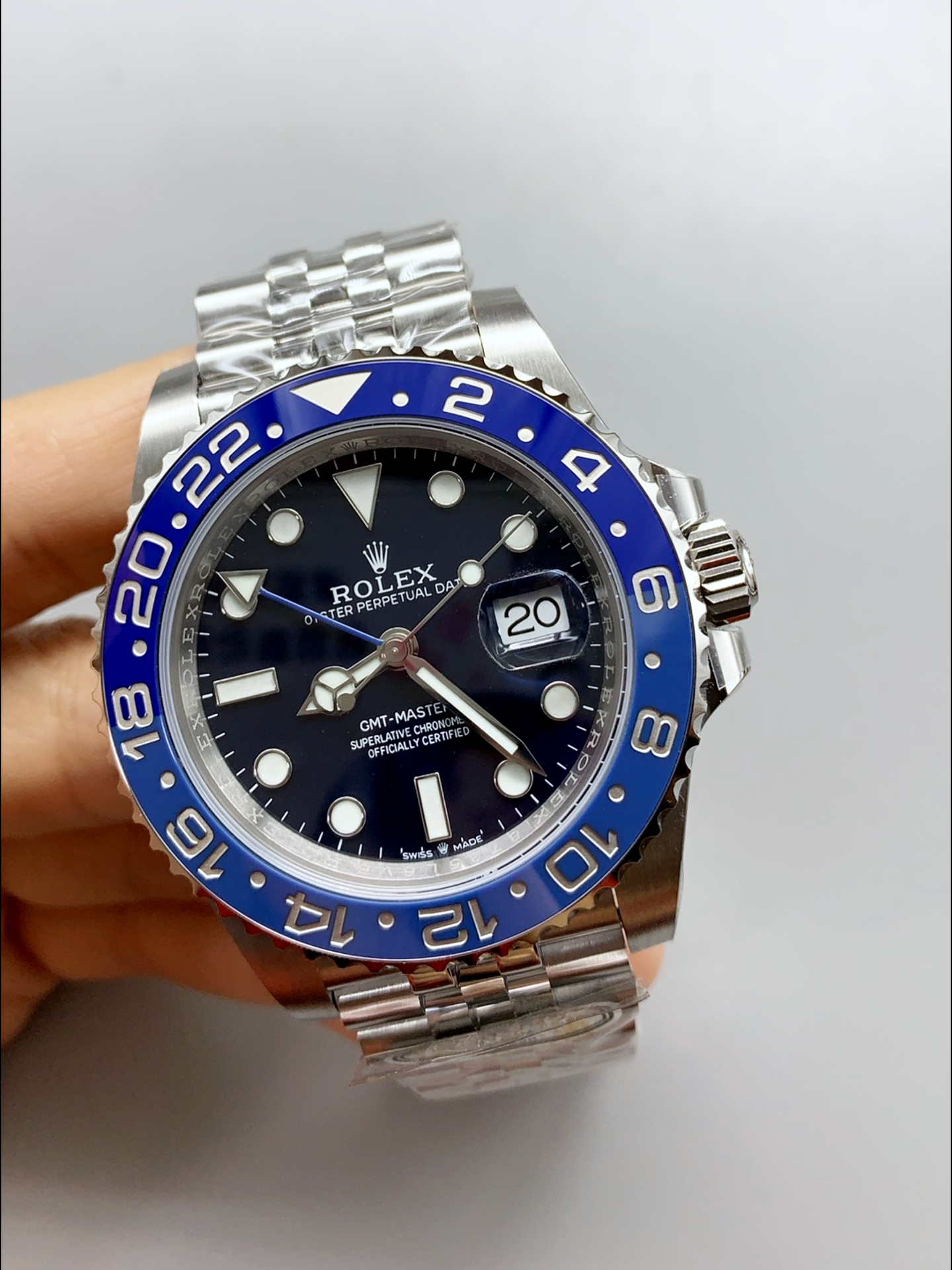 Rolex GMT Masters Super Clone Custom Ceramic Bezel Black Dial Watch - view 4
