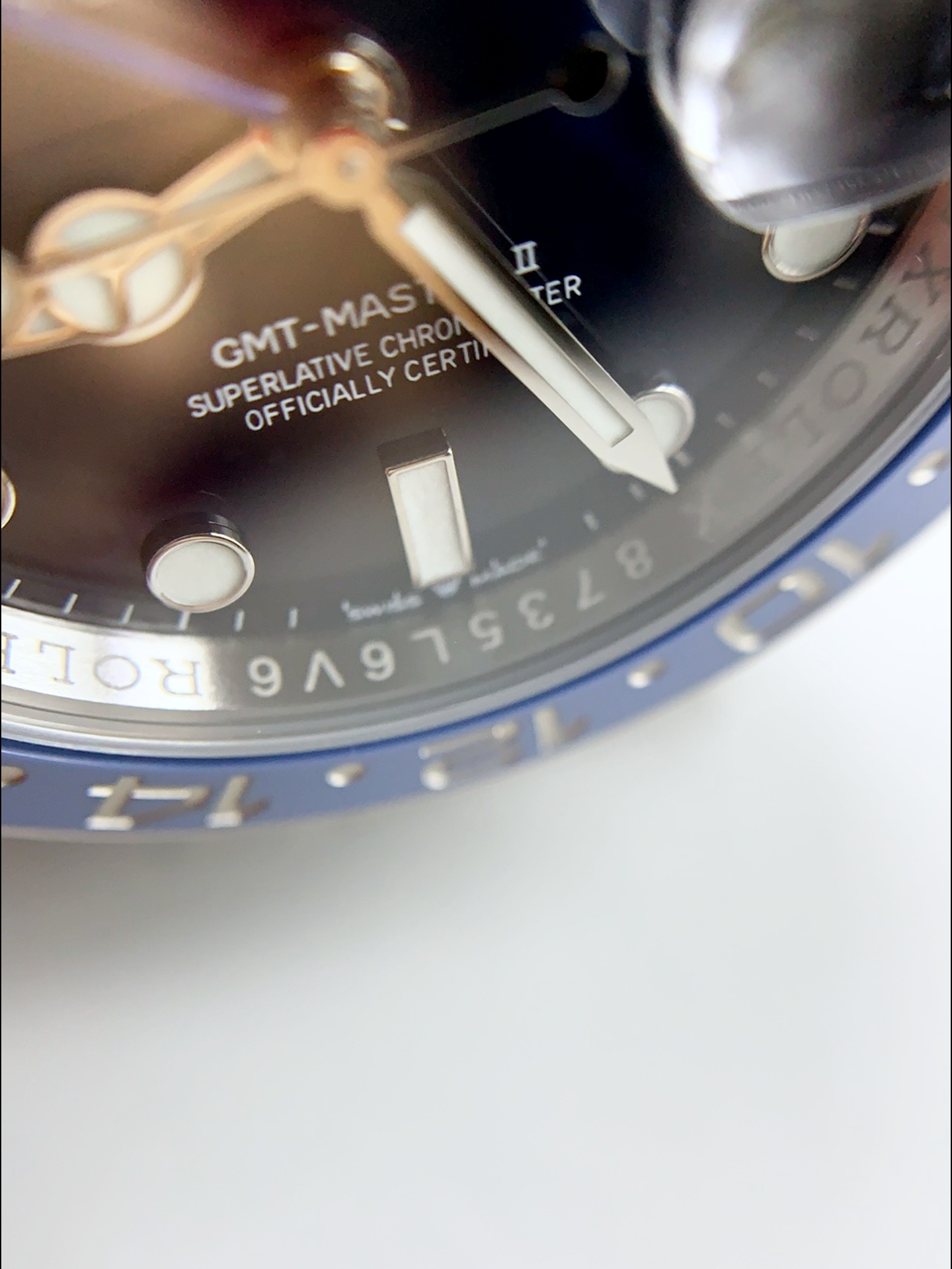 Rolex GMT Masters Super Clone Custom Ceramic Bezel Black Dial Watch - view 5