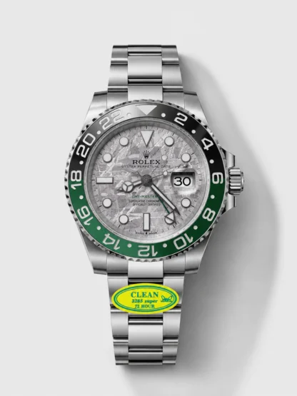 Rolex GMT Masters II 126720 Cal.3285 Pink Meteorite Dial 904L Steel in Jubilee Strap Swiss Super Clone - view 1