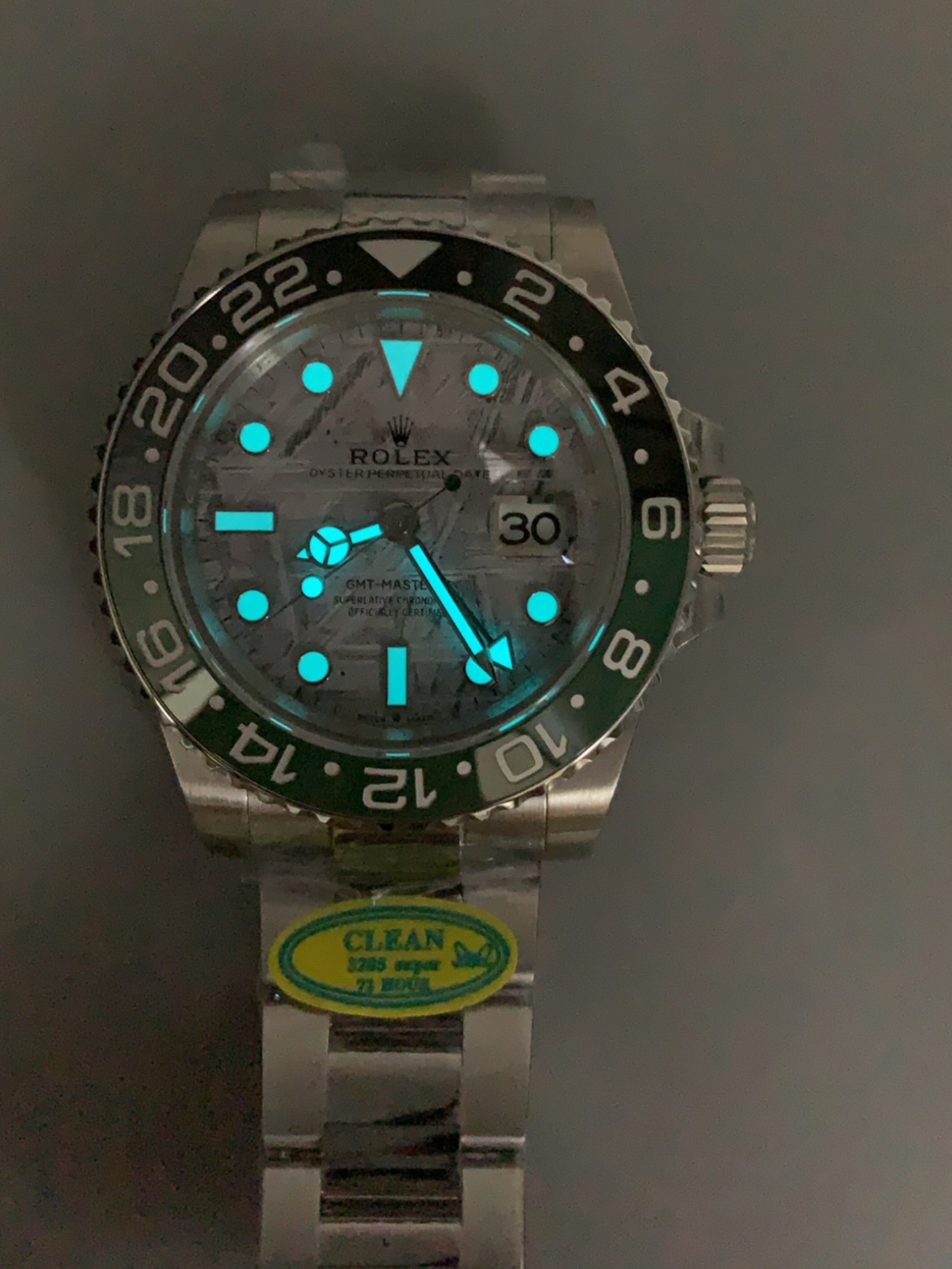 Rolex GMT Masters II 126720 Cal.3285 Pink Meteorite Dial 904L Steel in Jubilee Strap Swiss Super Clone - view 10