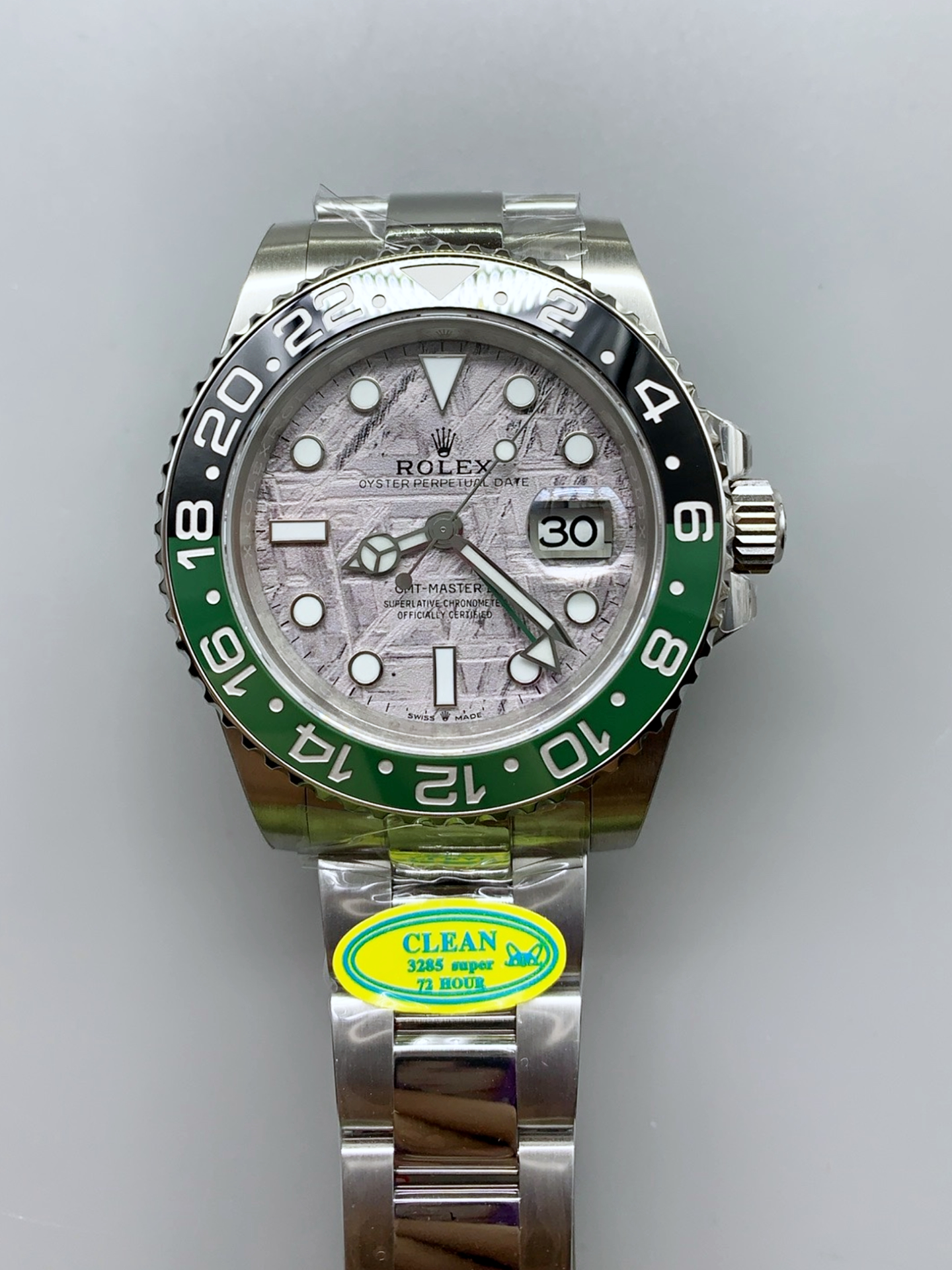 Rolex GMT Masters II 126720 Cal.3285 Pink Meteorite Dial 904L Steel in Jubilee Strap Swiss Super Clone - view 2