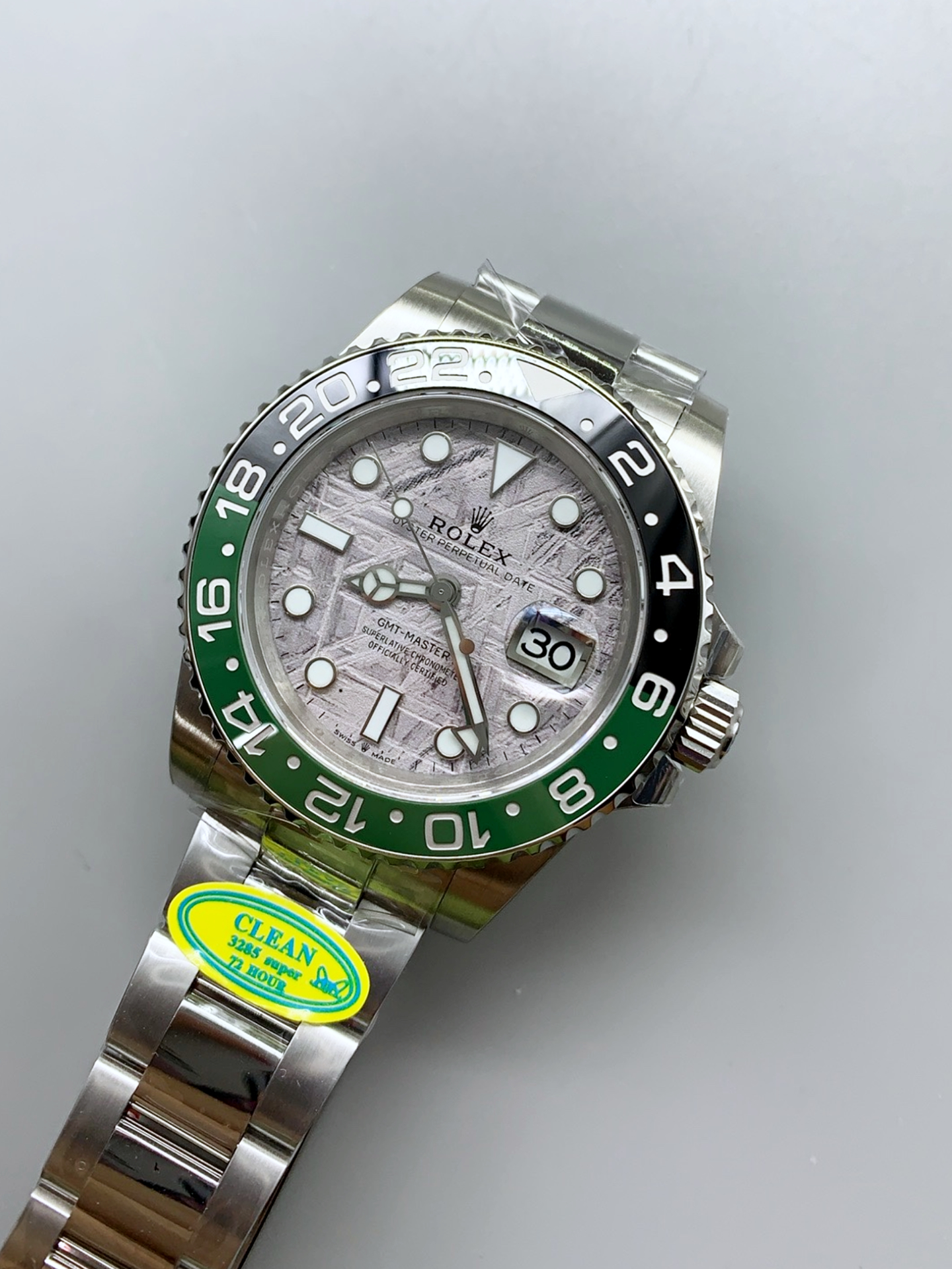 Rolex GMT Masters II 126720 Cal.3285 Pink Meteorite Dial 904L Steel in Jubilee Strap Swiss Super Clone - view 3