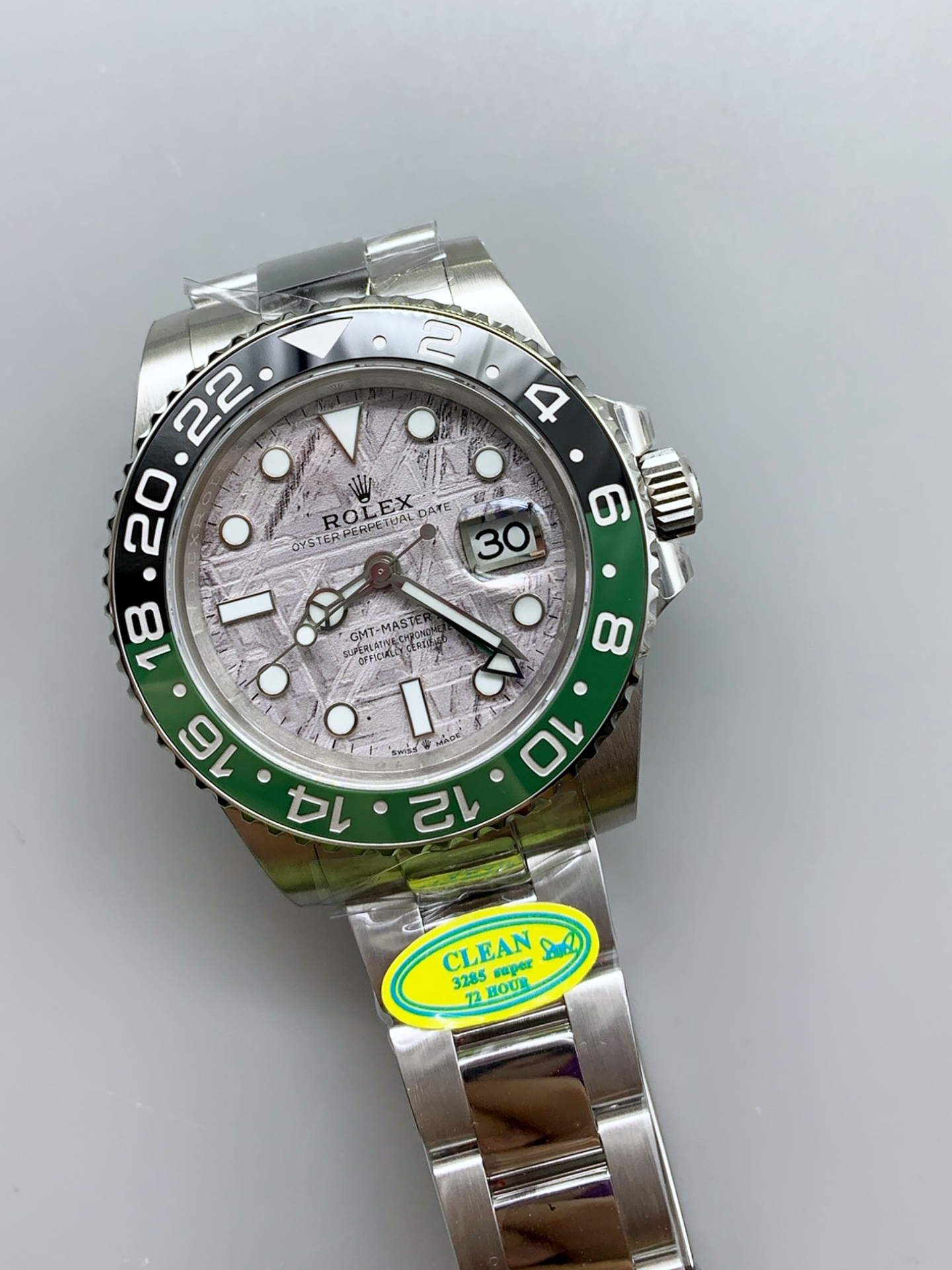 Rolex GMT Masters II 126720 Cal.3285 Pink Meteorite Dial 904L Steel in Jubilee Strap Swiss Super Clone - view 4