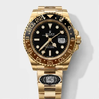 Rolex GMT Masters II Super Clone Root Beer 126711CHNR Rose Black Dial Swiss Watch - view 1