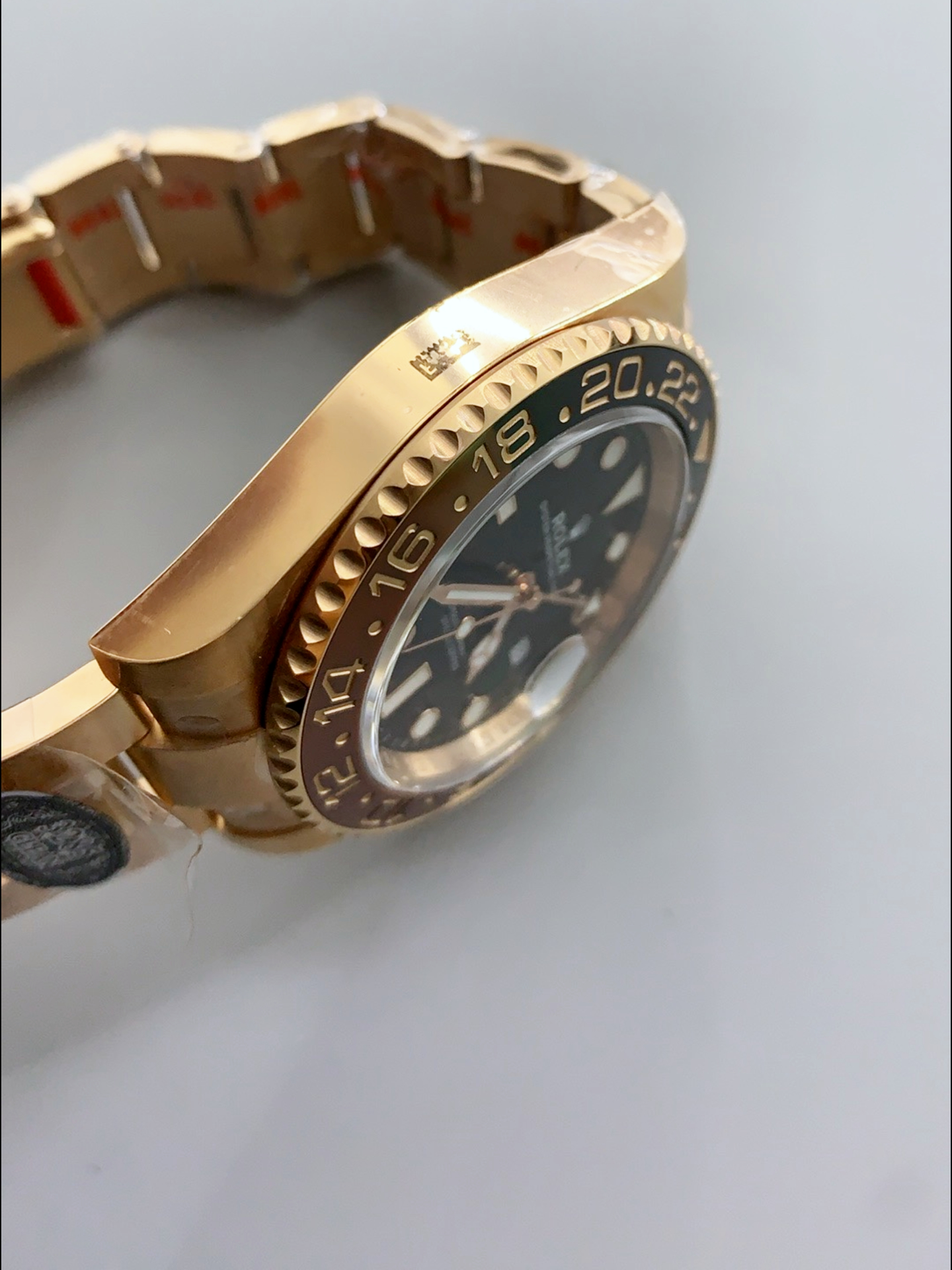 Rolex GMT Masters II Super Clone Root Beer 126711CHNR Rose Black Dial Swiss Watch - view 6