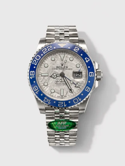 Rolex GMT Masters II Super Clone 126716 “Blaken” 904L Steel Meteorite Dial Watch - view 1