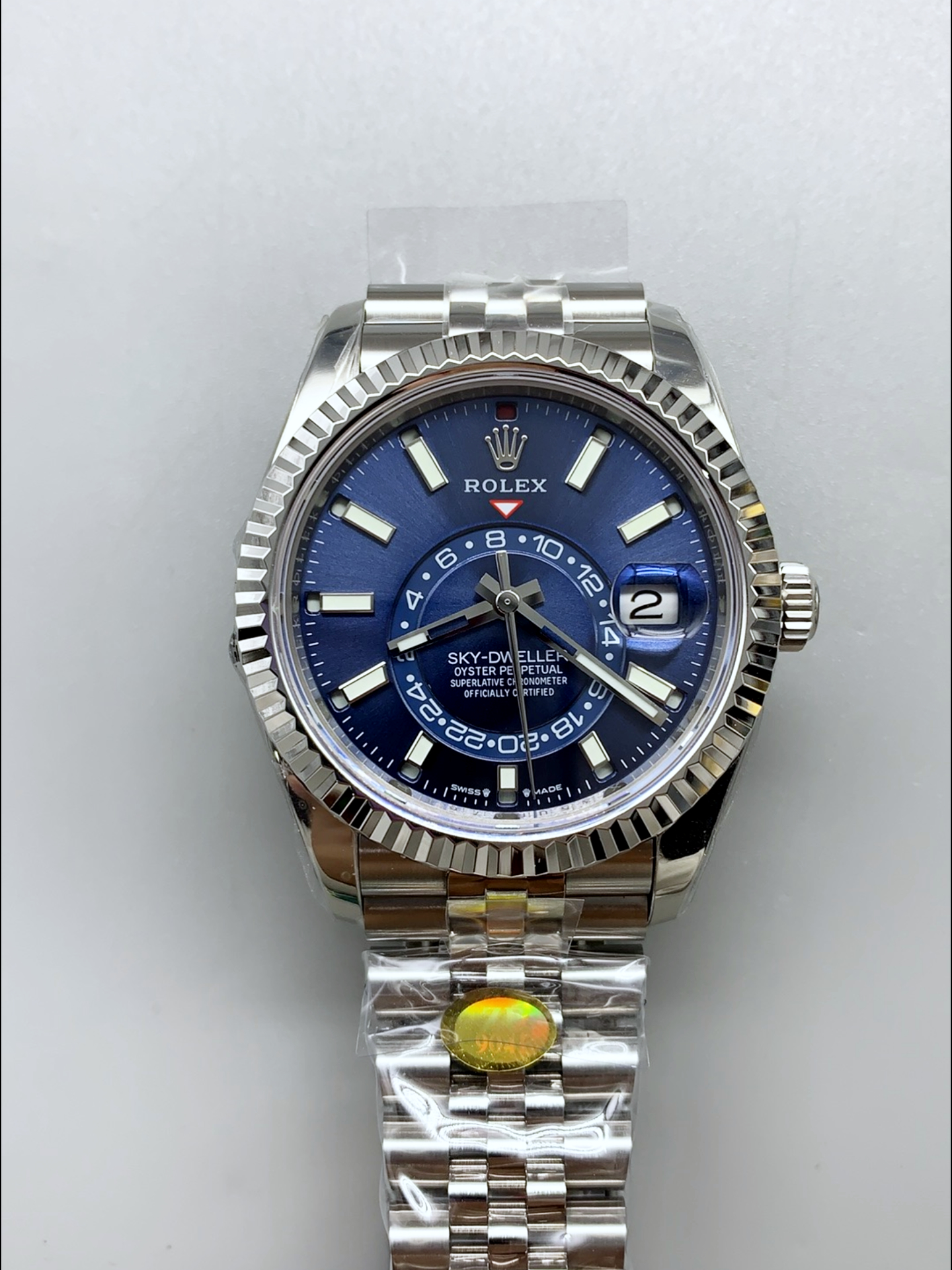 Rolex Sky-Dweller REF# M336934 Blue Dial Watch in 904L Steel Case 1:1 Mirror Super Clone - view 2