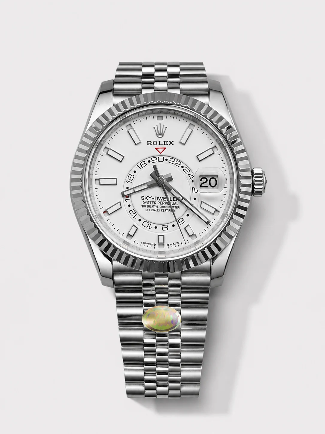 Rolex Sky-Dweller REF# M326934 White Dial Watch in 904L Steel Case 1:1 Mirror Super Clone - view 1