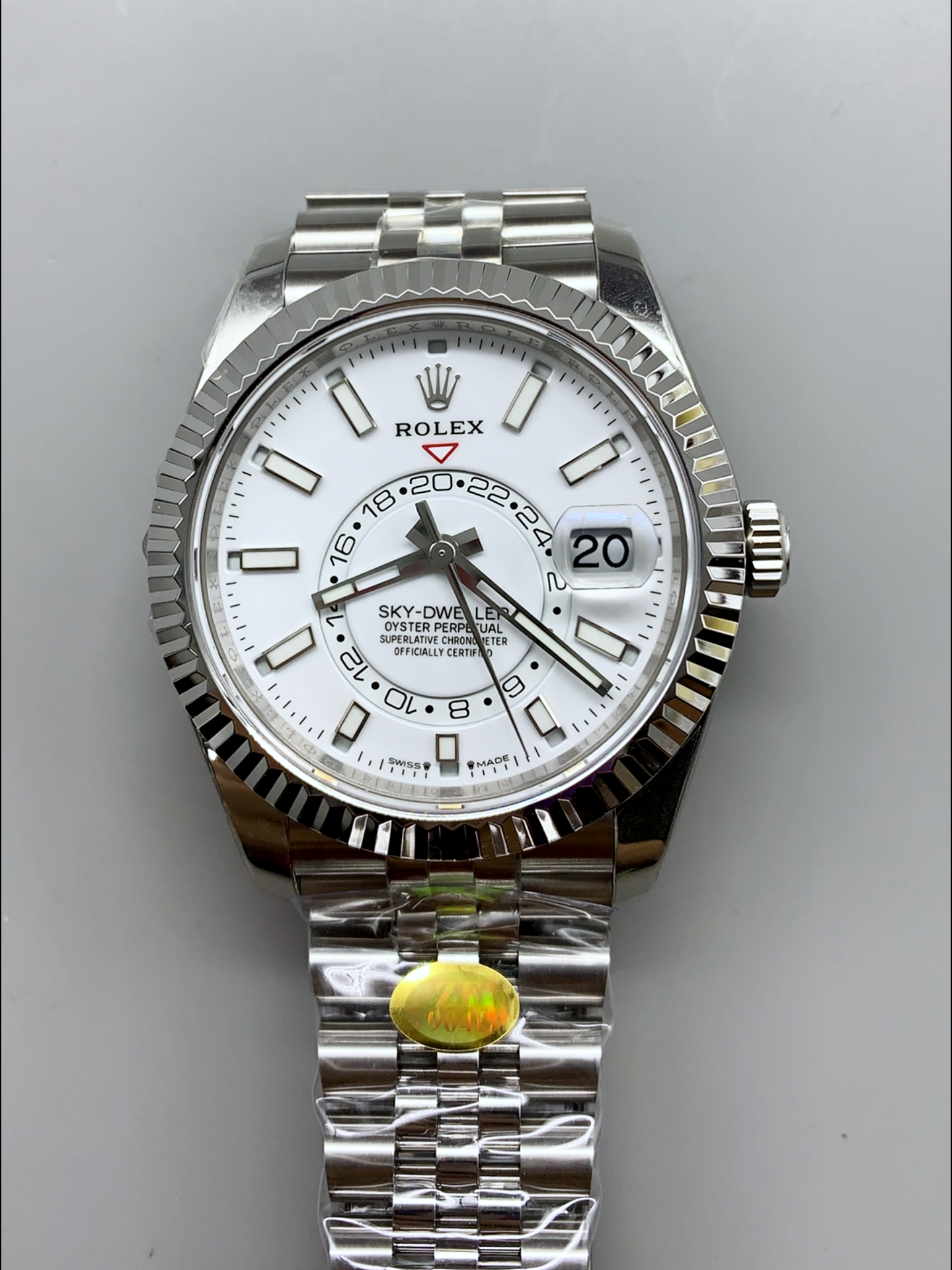 Rolex Sky-Dweller REF# M326934 White Dial Watch in 904L Steel Case 1:1 Mirror Super Clone - view 2