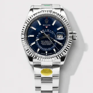 Rolex Sky-Dweller REF #m336934 Blue Dial Watch in 904L Steel Case - Super Clone Watch - view 1