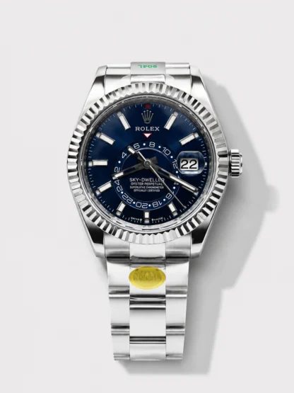 Rolex Sky-Dweller REF #m336934 Blue Dial Watch in 904L Steel Case - Super Clone Watch - view 1