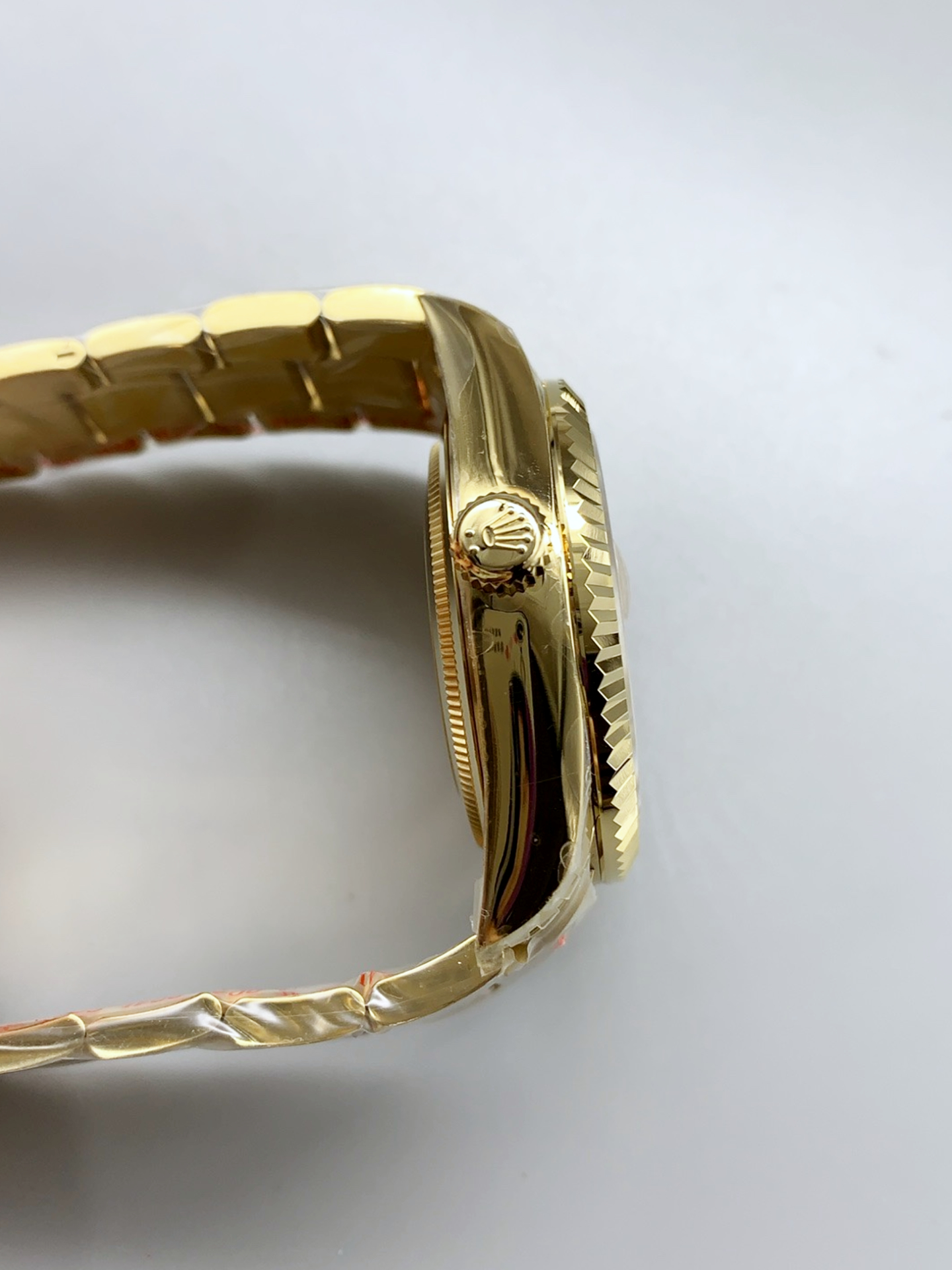 Rolex Sky-Dweller REF# 336935 Gold Dial Watch in Yellow Gold 904L Steel Case 1:1 Mirror Super Clone - view 7