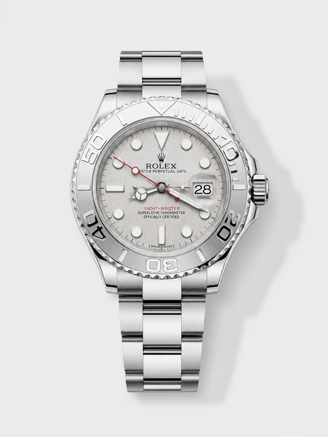 Rolex Super Clone Yachtmaster Swiss Watch with ORIGINAL ROLEX ROLESIUM DIAL - view 1