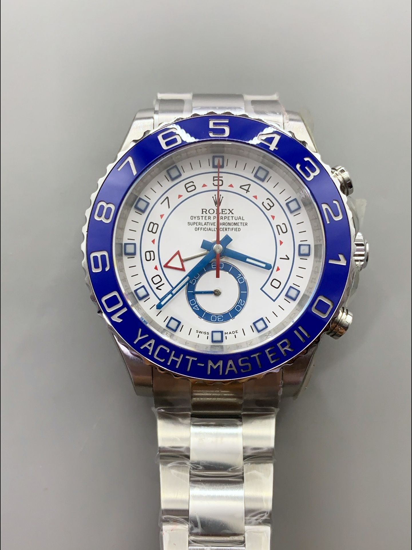 Rolex Yachtmaster II Stainles Steel Ref.116680 1:1 Mirror Super Clone Watch 904L Steel - view 2