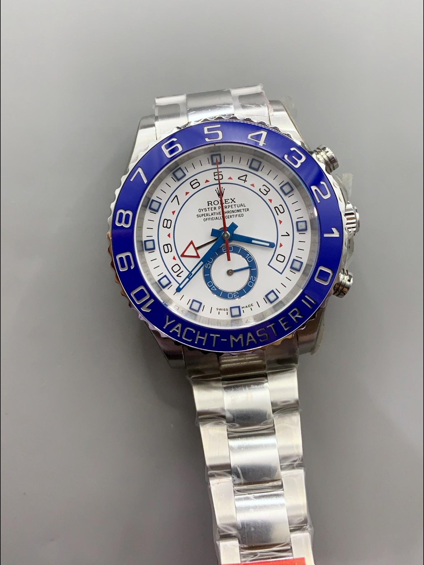 Rolex Yachtmaster II Stainles Steel Ref.116680 1:1 Mirror Super Clone Watch 904L Steel - view 3