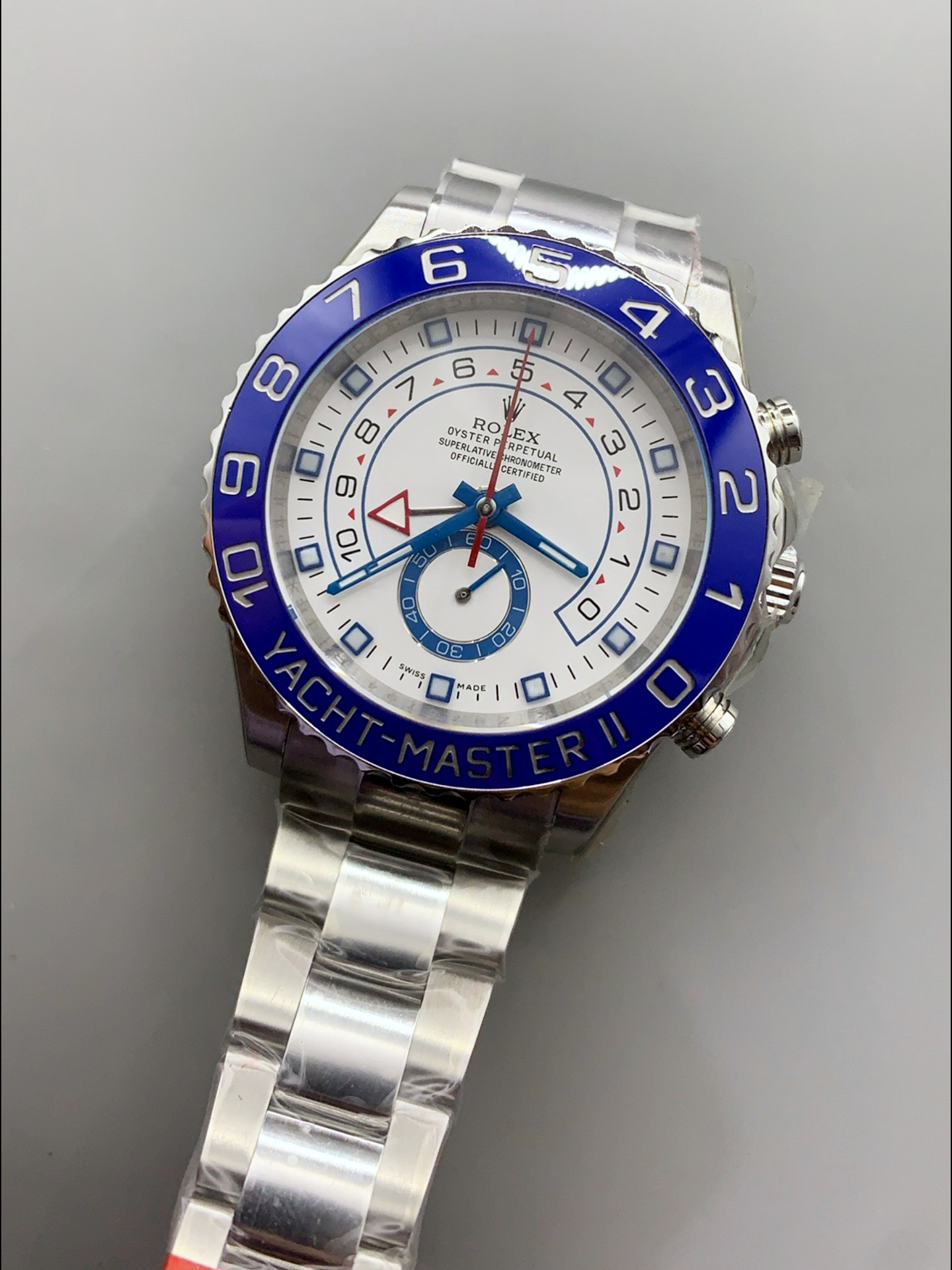 Rolex Yachtmaster II Stainles Steel Ref.116680 1:1 Mirror Super Clone Watch 904L Steel - view 4