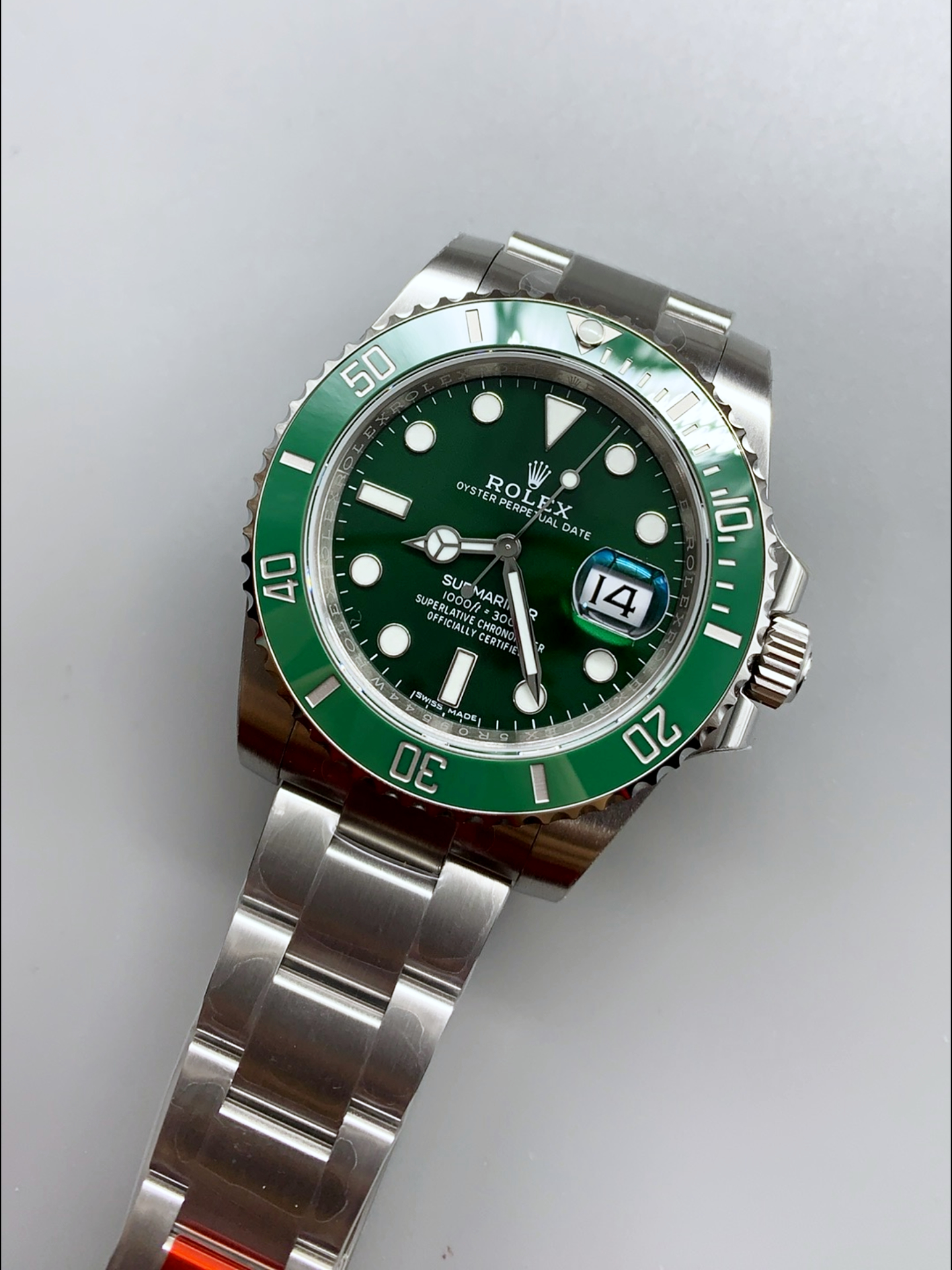 Rolex Submariner Ref#116610LV The Hulk Swiss Super Clone 1:1 Mirror - Ultimate 904L Steel Watch - view 4