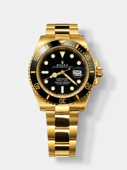 Rolex Submariner 41MM Date Ceramic Gold m126618ln - Super Clone 1:1 Mirror - Ultimate 904L Steel Watch - view 1