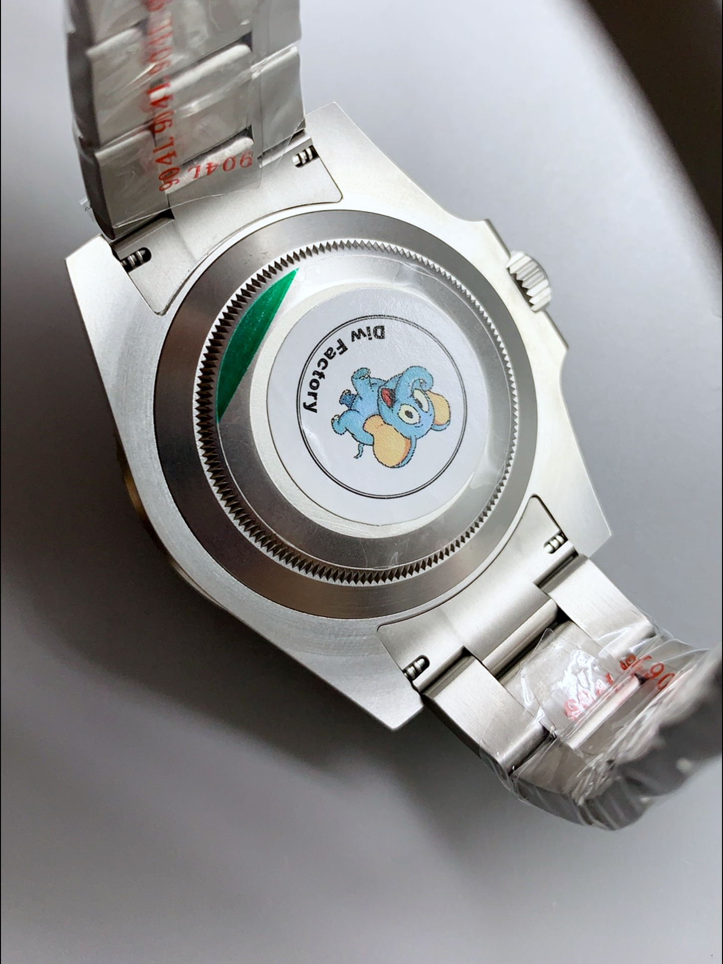 Rolex Submariner DiW Sandblasted Steel Casing Carbon Fiber Bezel Watch Tiffany Blue Dial - Super Clone Watch - view 7