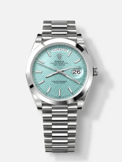 Rolex Day Date Presidential M228206-0004 904L Steel 40MM - Light Blue Dial 1:1 Mirror Quality Watch - Super Clone Watch - view 1