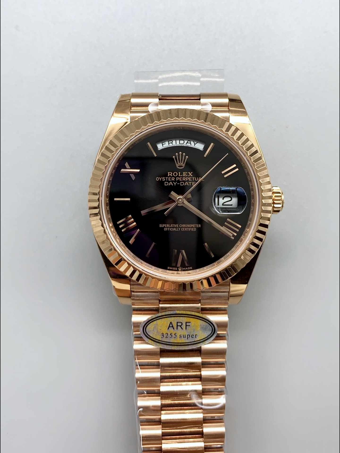 Rolex Day Date Super Clone Brown Dial 40MM 220 Grams Swiss watch - view 2