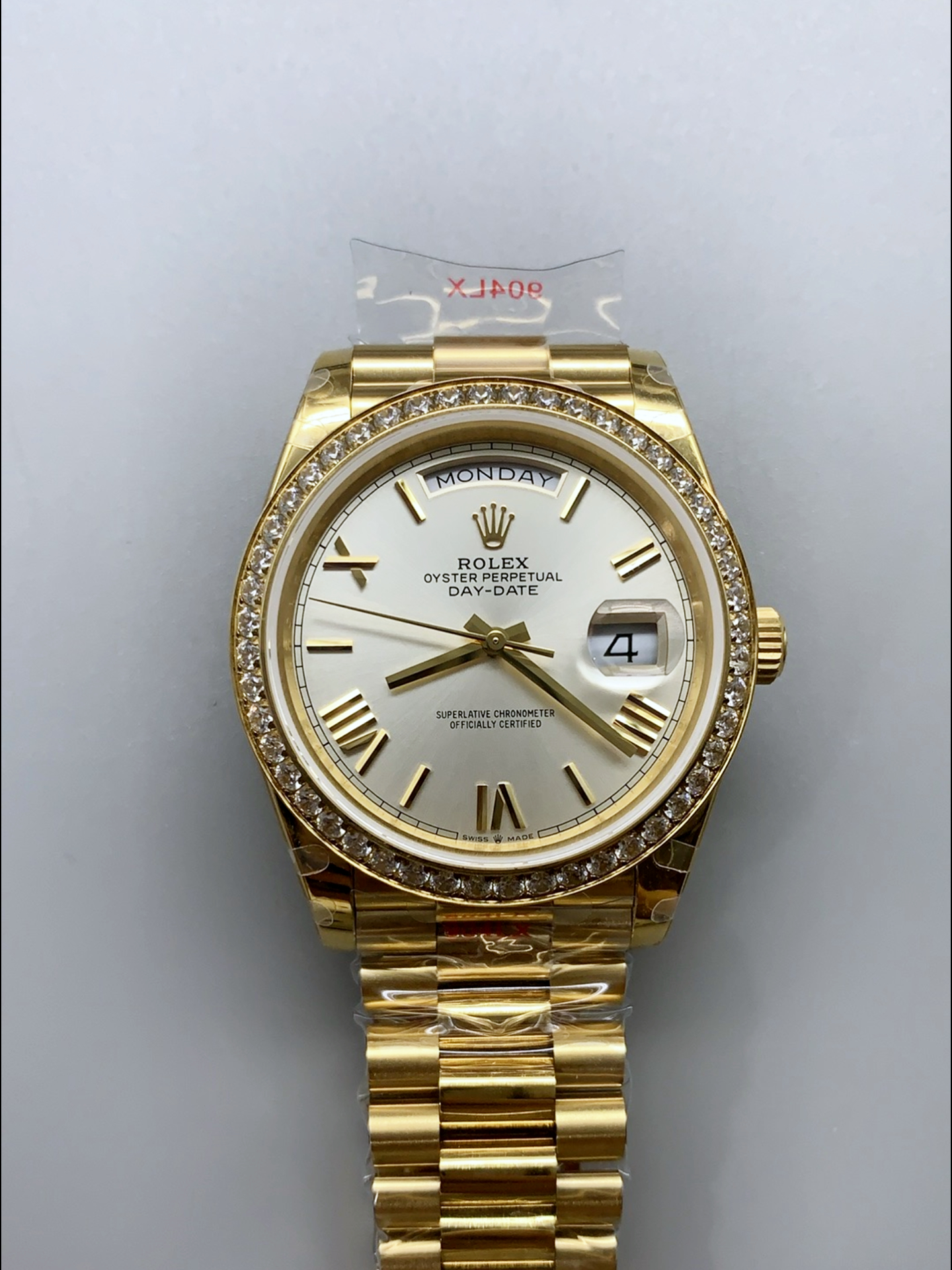 Rolex Day-Date “President” 40mm 18K Gold Watch - Olive Green Dial, Top-Tier 1:1 Super Clone Quality - view 2