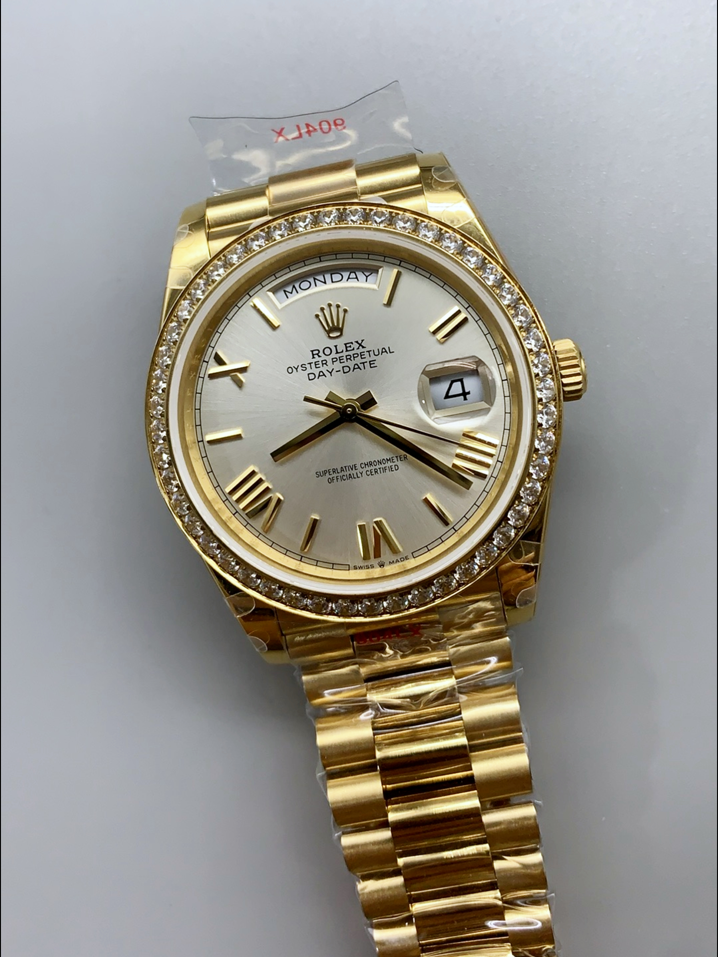 Rolex Day-Date “President” 40mm 18K Gold Watch - Olive Green Dial, Top-Tier 1:1 Super Clone Quality - view 4