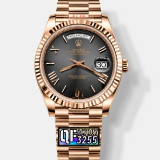 Rolex Day Date Presidential 18K Rose Gold Watch 40MM - Brown Dial 1:1 Mirror Quality - Super Clone Watch - view 1