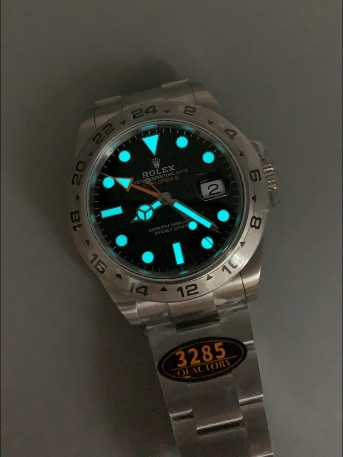 Rolex Explorer II Super Clone M216570-002 1:1 Mirror Watch - Black Dial CAL. 3285 Movement - view 11