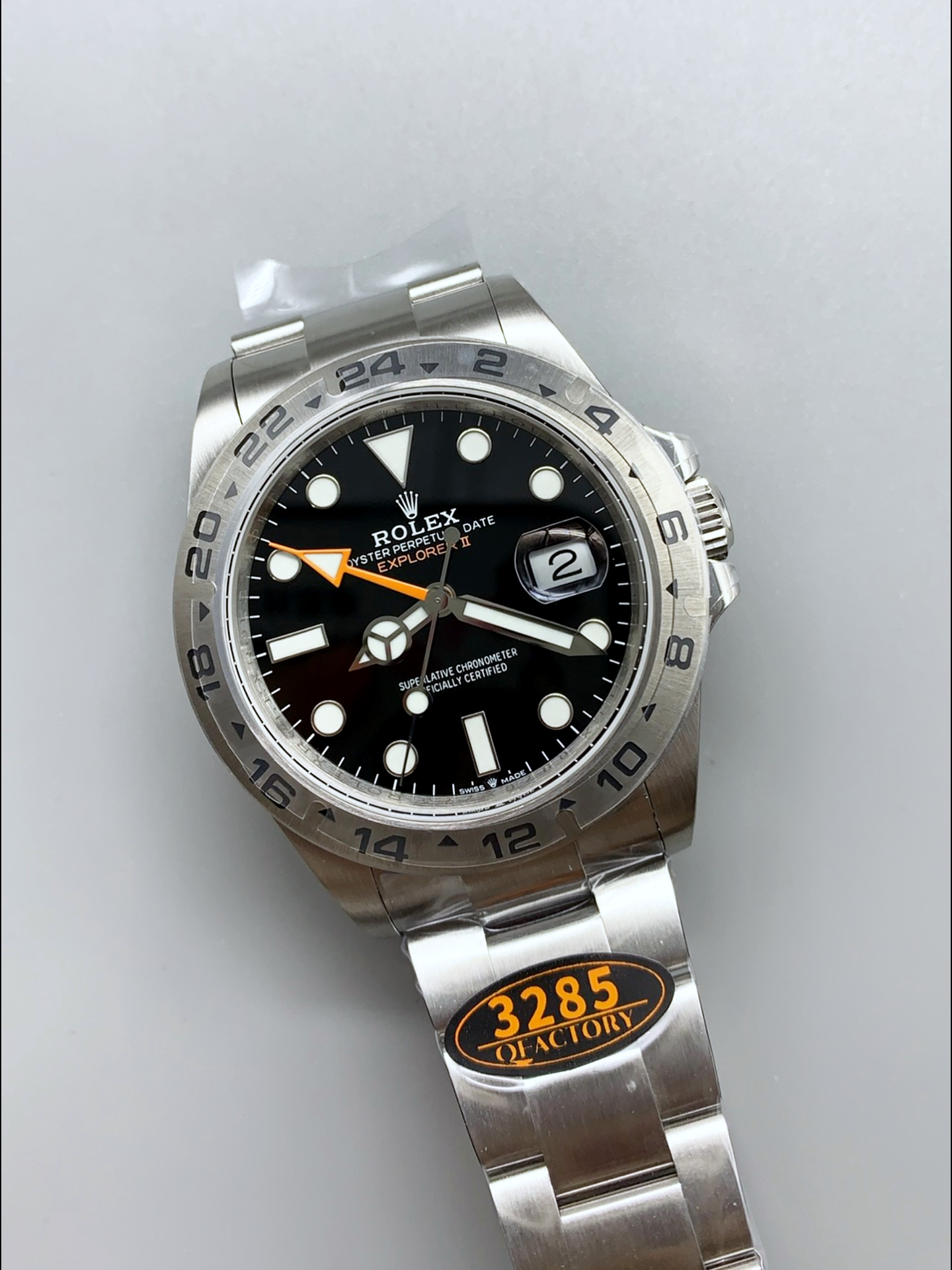 Rolex Explorer II Super Clone M216570-002 1:1 Mirror Watch - Black Dial CAL. 3285 Movement - view 3